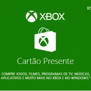 Cartao Xbox Live Store BR Gift Card 20 Reais – Envio Na Hora