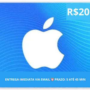 Gift Card Apple 20 Reais