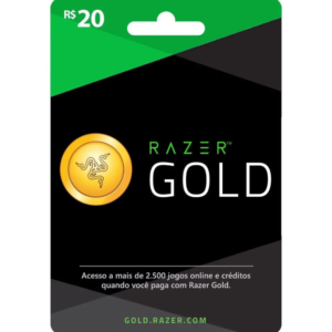 Gift Card Razer Gold 20 Reais