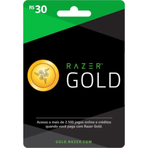 Gift Card Razer Gold 30 Reais