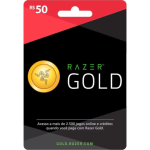 Gift Card Razer Gold 50 Reais