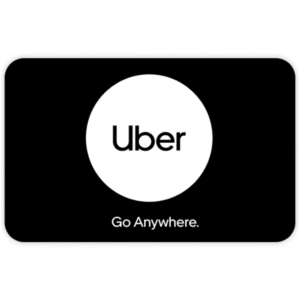 Gift Card Uber 50 Reais