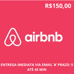 Gift Card Airbnb 150 Reais
