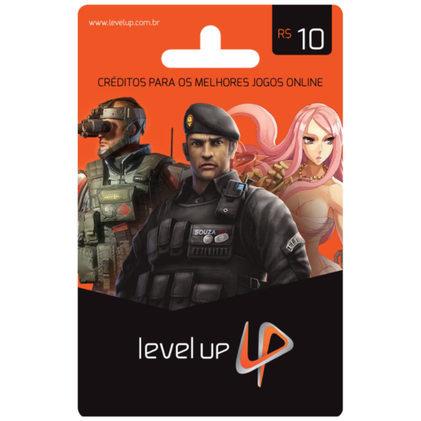 Gift Card Level Up 10 Reais